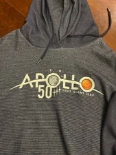 Smithsonian Apollo 50th Anniversary Pullover Hoodie Astronaut Space Medium