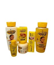 JAUNE D  OEUF CLARIFYING EGG Yolk 6PCS Lotion,Soap,OIL,Serum,Cream Shower450ml