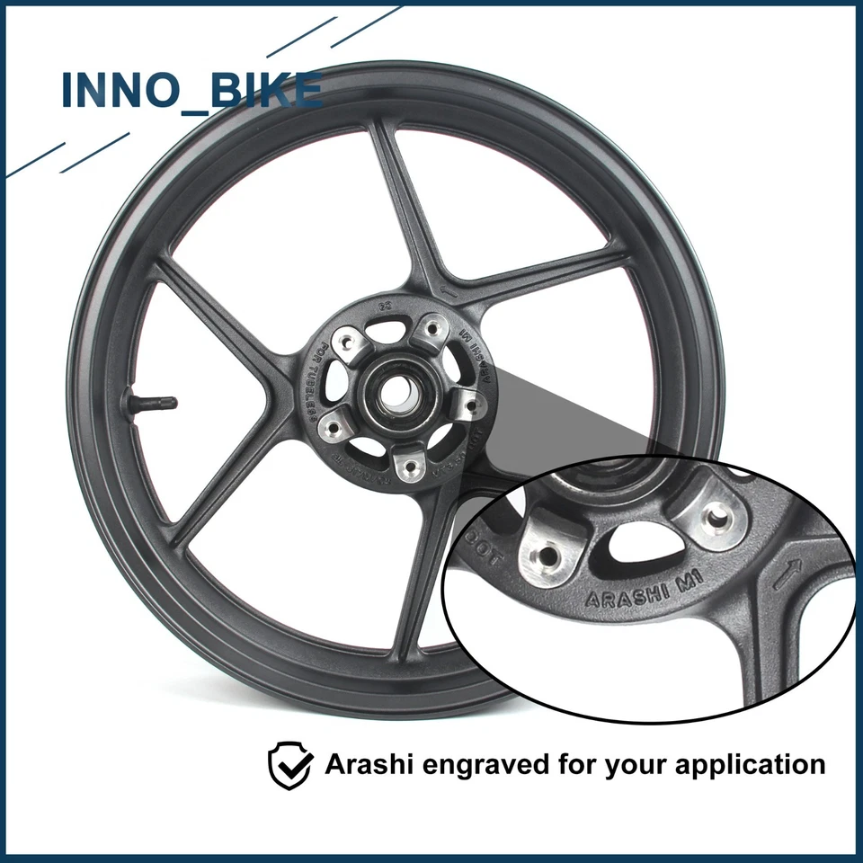 Передний обод колеса 17 x 3,5 дюйма для Kawasaki Ninja ZX10R 2004 2005 Versys 650 2006-2021 - Изображение 4 из 4