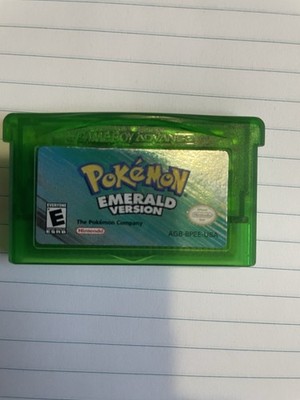 Pokemon Emerald - Authentic - Tested - Dry Battery - Gameboy Advance
