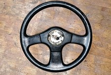 Nissan Pulsar N13 Sunny ZX Steering Wheel Original 3 Spoke Black Rare no horn 