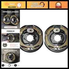 Electric Trailer Brake Assembly Kit - 12 X 2 Self-adjusting 7000 Lbs Axle 5 Electric Trailer Brake Assembly Kit - 12 X 2 Self-adjusting 7000 Lbs Axle 5