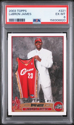 2003 Topps LeBron James #221 PSA 6