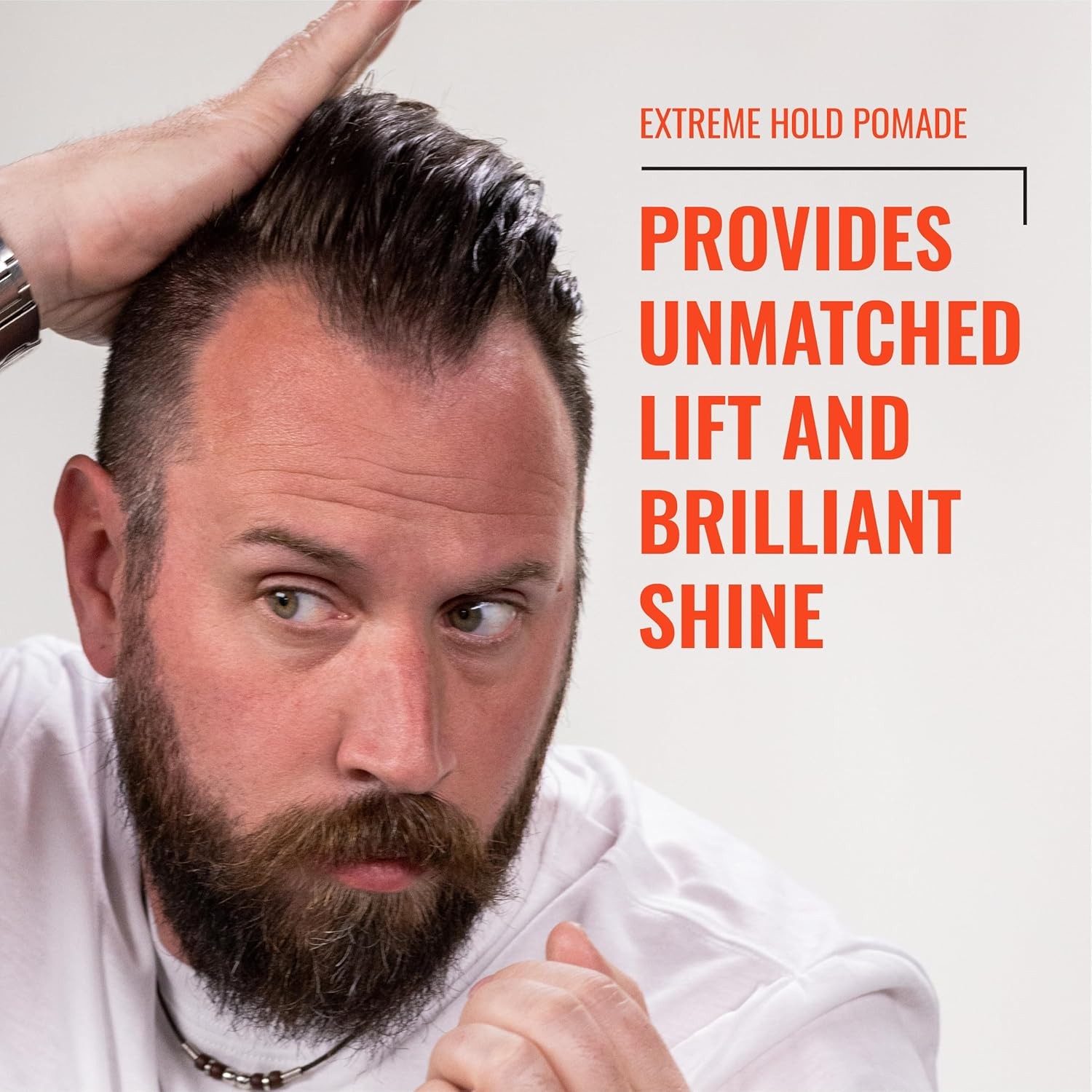 Fix Your Lid Extreme Hold Hair Pomade For Men - High Shine Water Based Hair... 