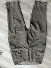 Vintage D100 Swedish Army 3 Crowns Military Uniform Field Pants 35 x 29 Wool