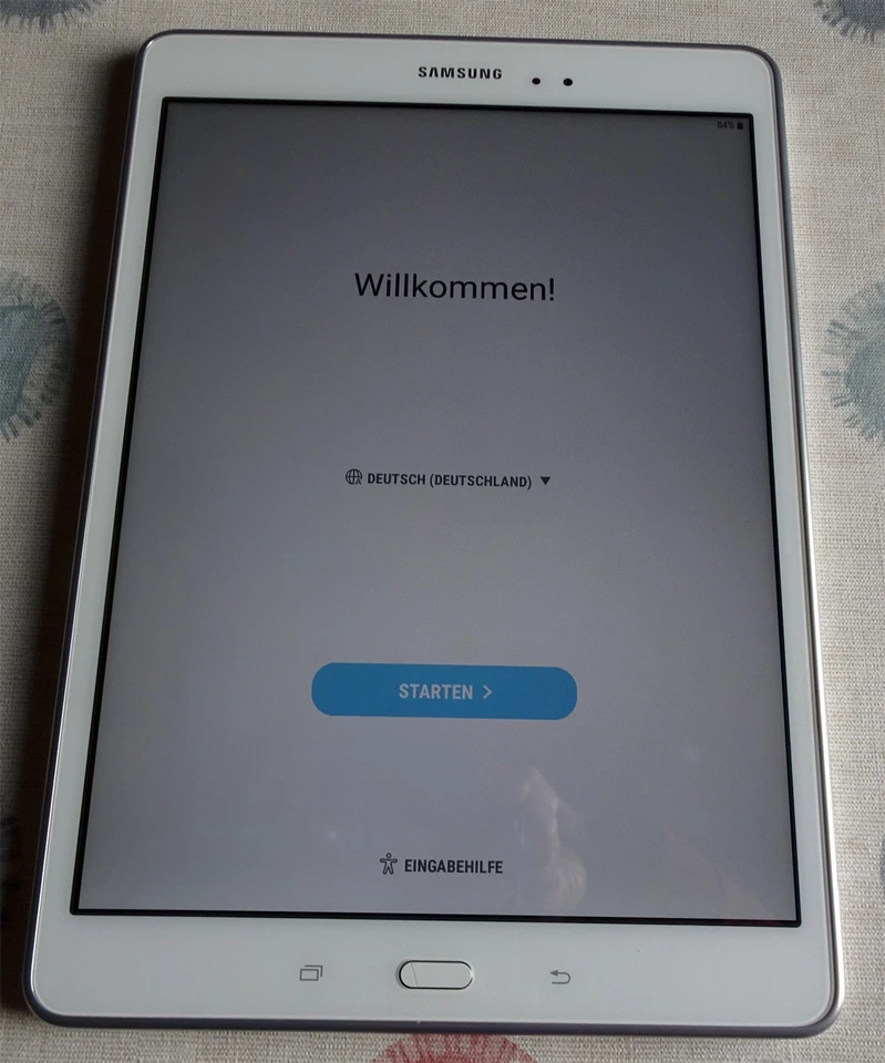 Samsung Galaxy Tab A SM-T550 16GB, WLAN, 24,6 cm (9,7 Zoll) - Weiß - Bild 3 von 4