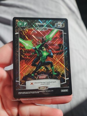 SPECIAL C60-JL GREEN LANTERN 2017 Panini DC MetaX Justice League Foil