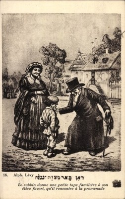Judaica Postcard Levy, Alph., Rabbi Walking - 4579765