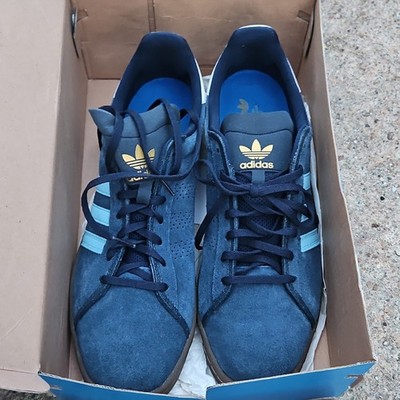 adidas Campus AS Q33110 Men's Sneakers Navy Blue Suede Skateboarding Low Top