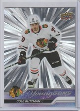 Cole Guttman 2023-24 Upper Deck Series 1 Young Guns Silver Outburst Nrm-Mt