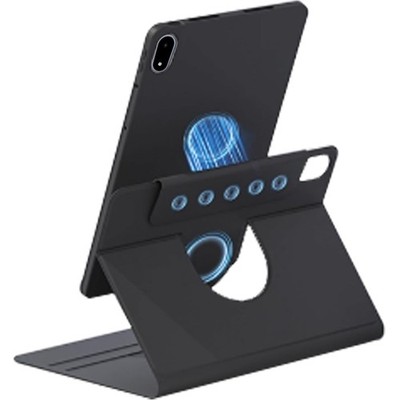 OnePlus Pad 3 Schutzhülle mit Einstellbarem Ständer und TPU-Silikon | Schwarz