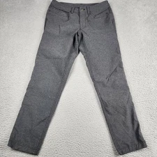 Lululemon Pants Mens 31 Gray ABC Skinny Tech Canvas Casual Athleisure