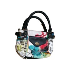 Borsa donna Desigual multicolore ecopelle manico superiore - vedi condizioni manico