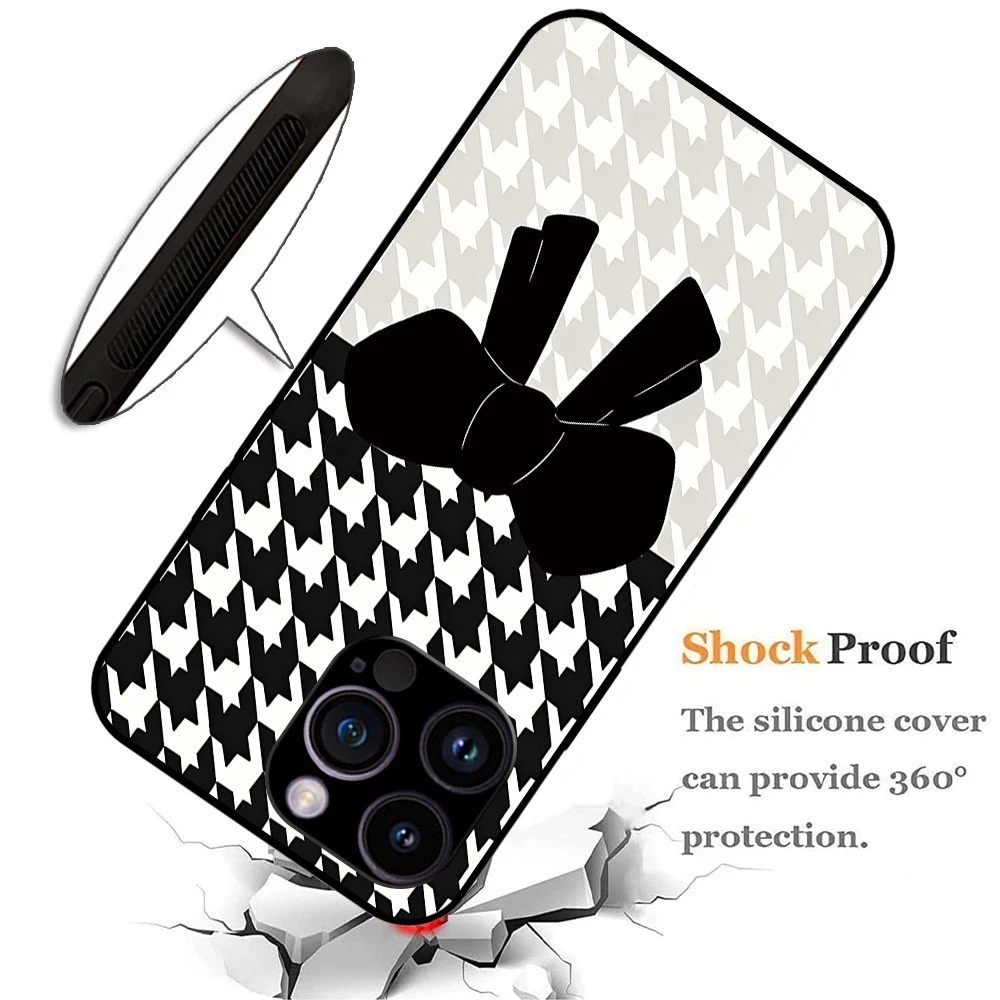 Bowknot Matte Slim Silicone Phone Case Cover For Apple iPhone XS XR 6 7 8 11 12 - Picture 2 of 13