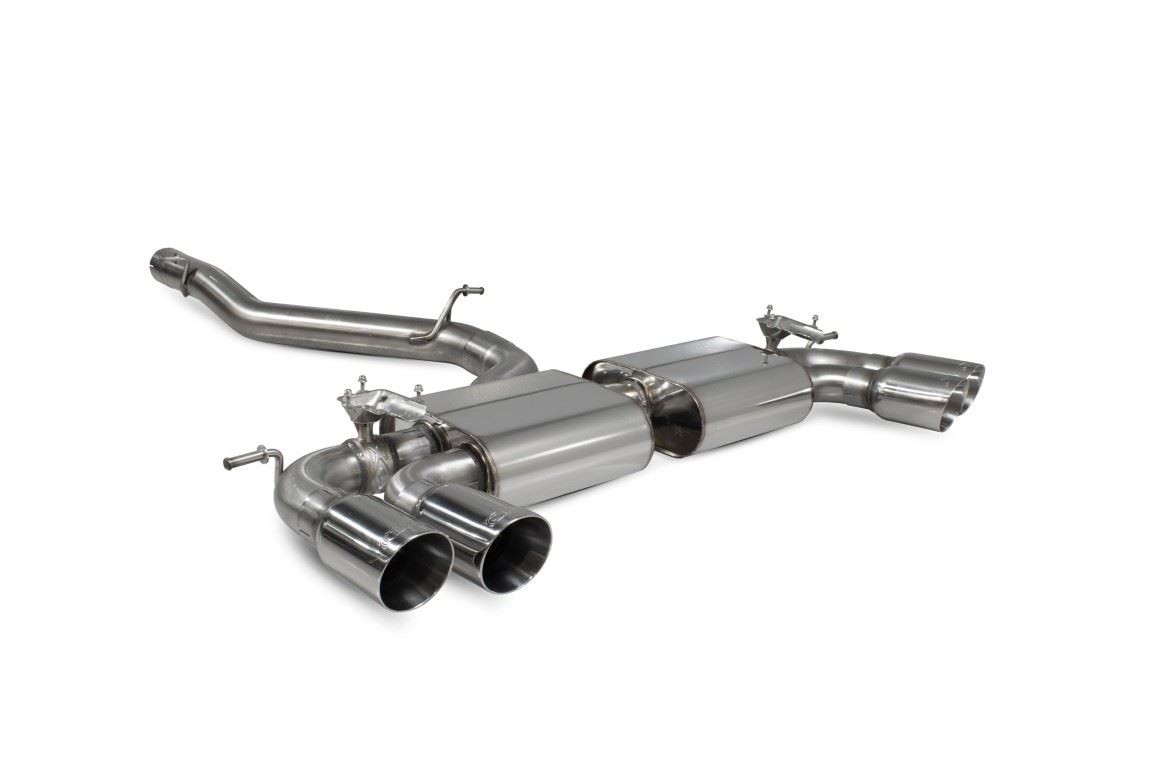 Scorpion Exhaust No-Res Cat-Back Valve Audi S3 2.0T 8V Sportback FL No-GPF 16-18