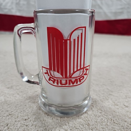 Triumph Motor Company Shield Logo Coffee Beer Mug Standard Waterfall