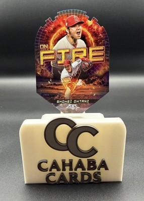 2022 Topps Fire - Shohei Ohtani En Fuego Die-Cut #EF-1 LA Angels