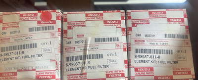 QTY:3 GENUINE OEM ISUZU Fuel Filter Kit 8-98162897-0 NPR FTR FVR NPR-HD FXR NQR
