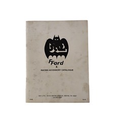 Bat Ford Racing Accessory Parts Catalog Formula Ford Vintage 1982 Publication Bat Ford Racing Accessory Parts Catalog Formula Ford Vintage 1982 Publication