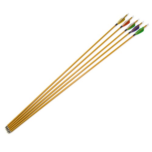 12pcs Jagdpfeile Carbonpfeile 31'' Naturfedern für Compound Recurvebogen Pfeile - Picture 2 of 23