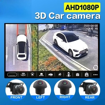 360° 4xCamera AHD 1080P Car Surround View Reverse For Android Radio StereoPlayer