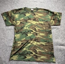Vintage Y2K Propper Camo Shirt Short Sleeve Made In USA Size XXL