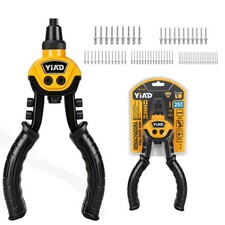 Heavy Duty Rivet ,Professional Pop Rivet Kit with 250 Blind Rivets 10" Hand R...