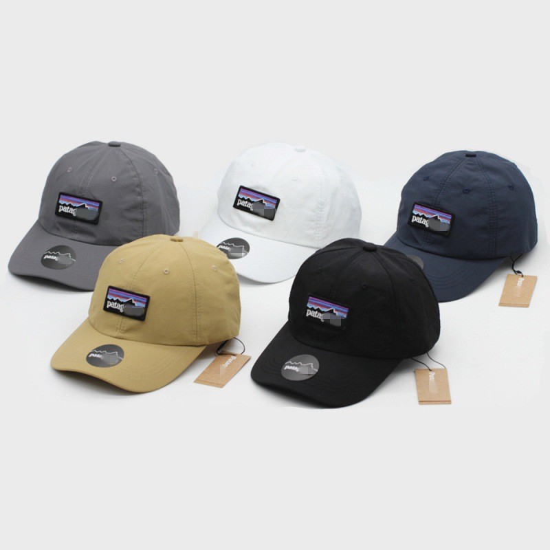 1x Gorra de béisbol de secado rápido Ptgonia para hombre Gorra de agua de lavado Sombrero de camionero con etiquetas