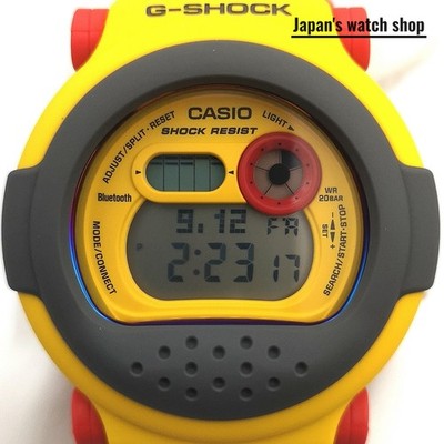 CASIO G-SHOCK G-B001MVE-9JR Yellow Double Bezel Men's Watch New in Box
