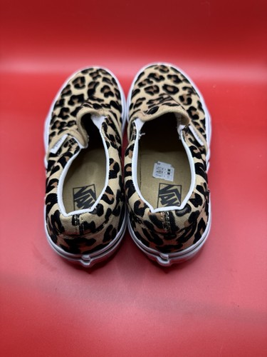 VANS Asher Deluxe Cheetah Kids/Girls Size 2 - Picture 2 of 5