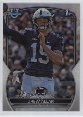 2022 Bowman U Chrome Refractor Drew Allar #59 0n1s