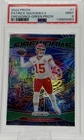 Panini Prizm Fireworks Green Prizm Patrick Mahomes II #1 PSA 9 Chiefs 2024