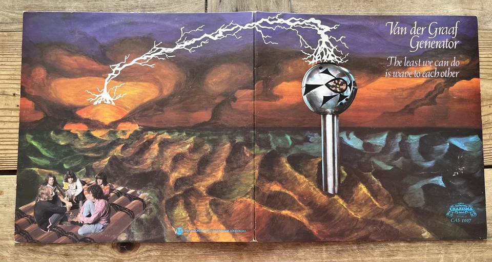 Van Der Graaf Generator The Least We Could Do Vinyl LP UK 1st Pink Scroll 1970 - Image 2 of 4