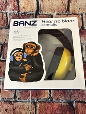 Banz Baby Hear No Blare Noise-Reducing Earmuffs for Ages 0-2 Gold EM066