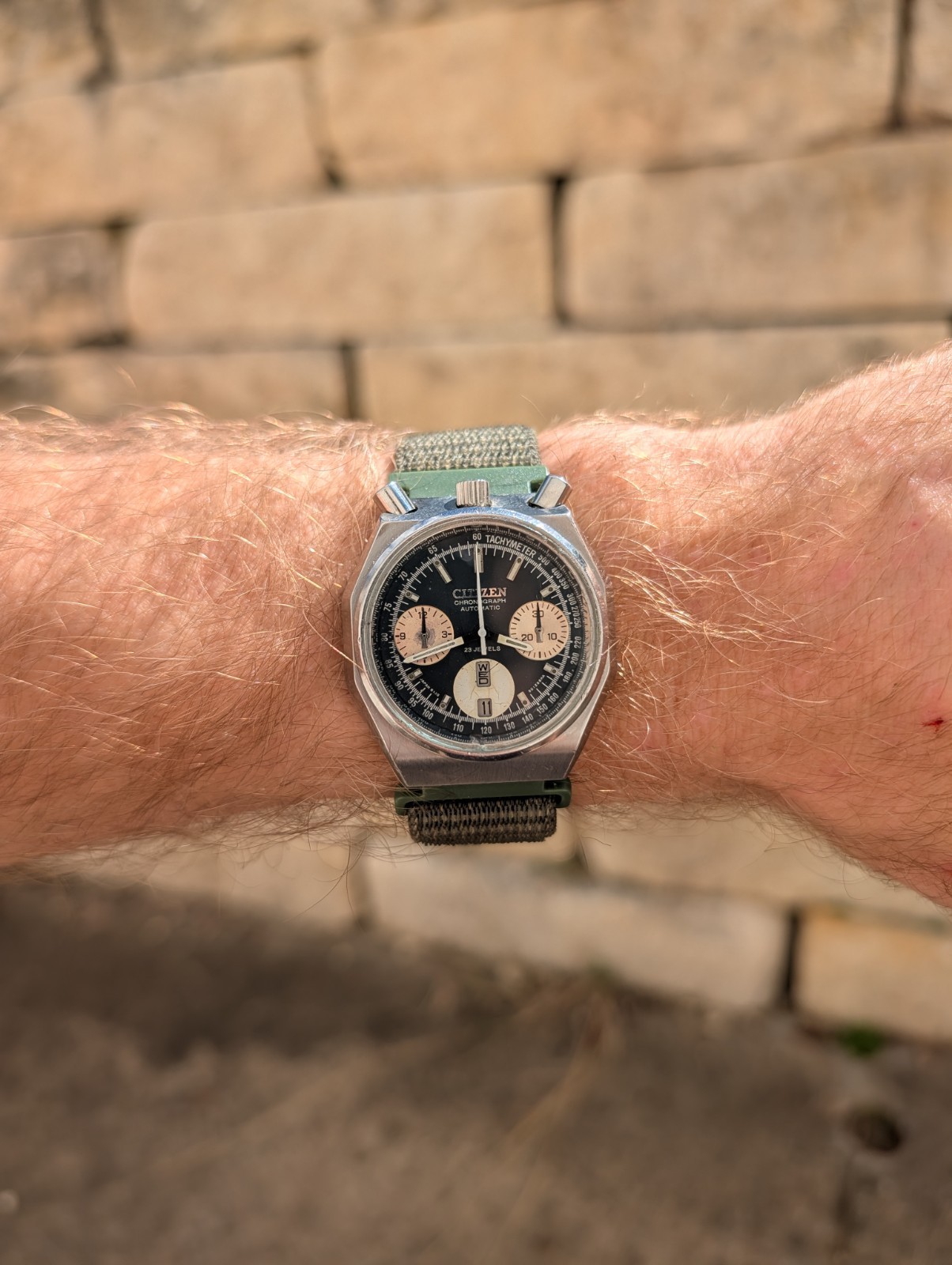 Rare Citizen Octagonal Reverse Panda Bullhead Cha… - image 9