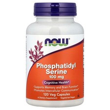 Now Foods, Phosphatidyl Serine, 100 mg, 120 V...