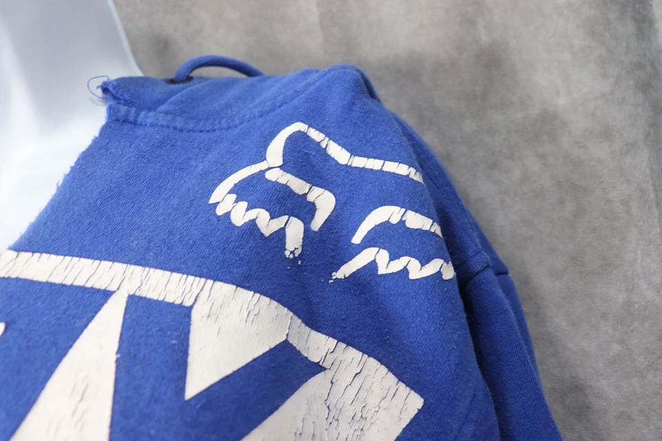 Fox Women's Blue Fox Honda Pullover Hoodie Size Small - Image 3 of 4