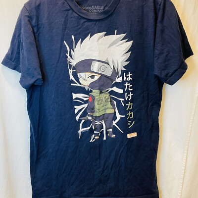 Naruto Shippuden Kakashi Hatake Anime Manga T-Shirt Men
