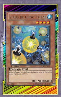 Tribal Shock Virus PHSW-FR034 Wasser Donner Effekt Level 4 YGO