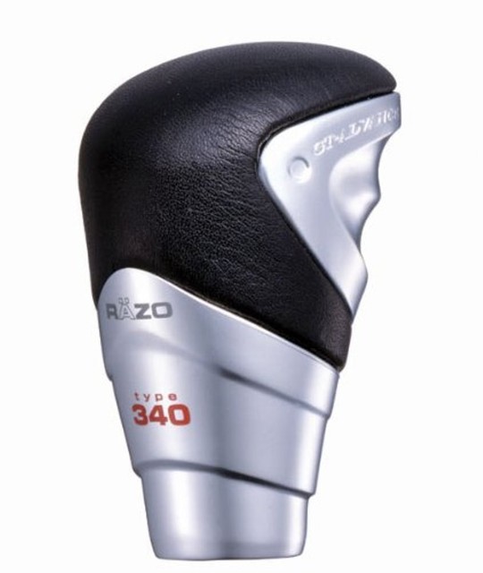 Razo Ra98 GT Advance Manual Trans Shift Knob Aluminum/leather 340 Gram