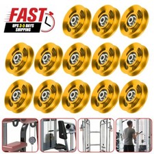 13x Aluminum 88mm Bearing Pulley Wheel Cable Fitness Equipment Replacement