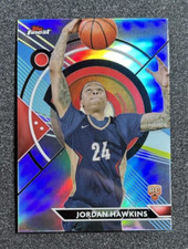 2023-24 Topps Finest Refractor #81 Jordan Hawkins New Orleans Pelicans RC Rookie