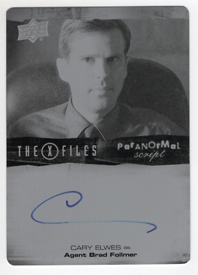 X-Files Monsters of the Week Cary Elwes as Agent Brad Follmer autograph - 1/1