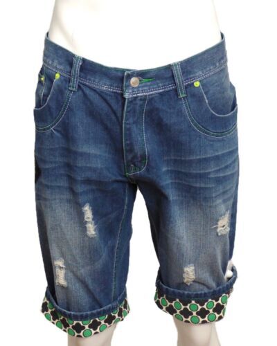 COMME des GARCONS HOMME DEUX Shorts GrayxRed(Stripe Pattern) XS