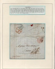 Venezuela: 1840; Cover sent from Maracaibo to London, letter send privat EBV1362
