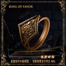 Game Dark Souls   Ring of Favor and Protection Cosplay Ring Metallic Silver Gift