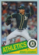 2020 Topps Chrome Baseball "'85 Topps" Insert and Parallel Cards
