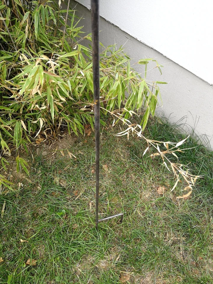 Gartenstecker Rost Beetstecker Garten Glaskugel Glasdeko H150*100cm Metall - Bild 3 von 4