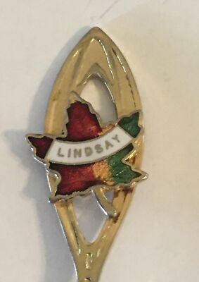 Lindsay Canada Vintage Souvenir Spoon Collectible