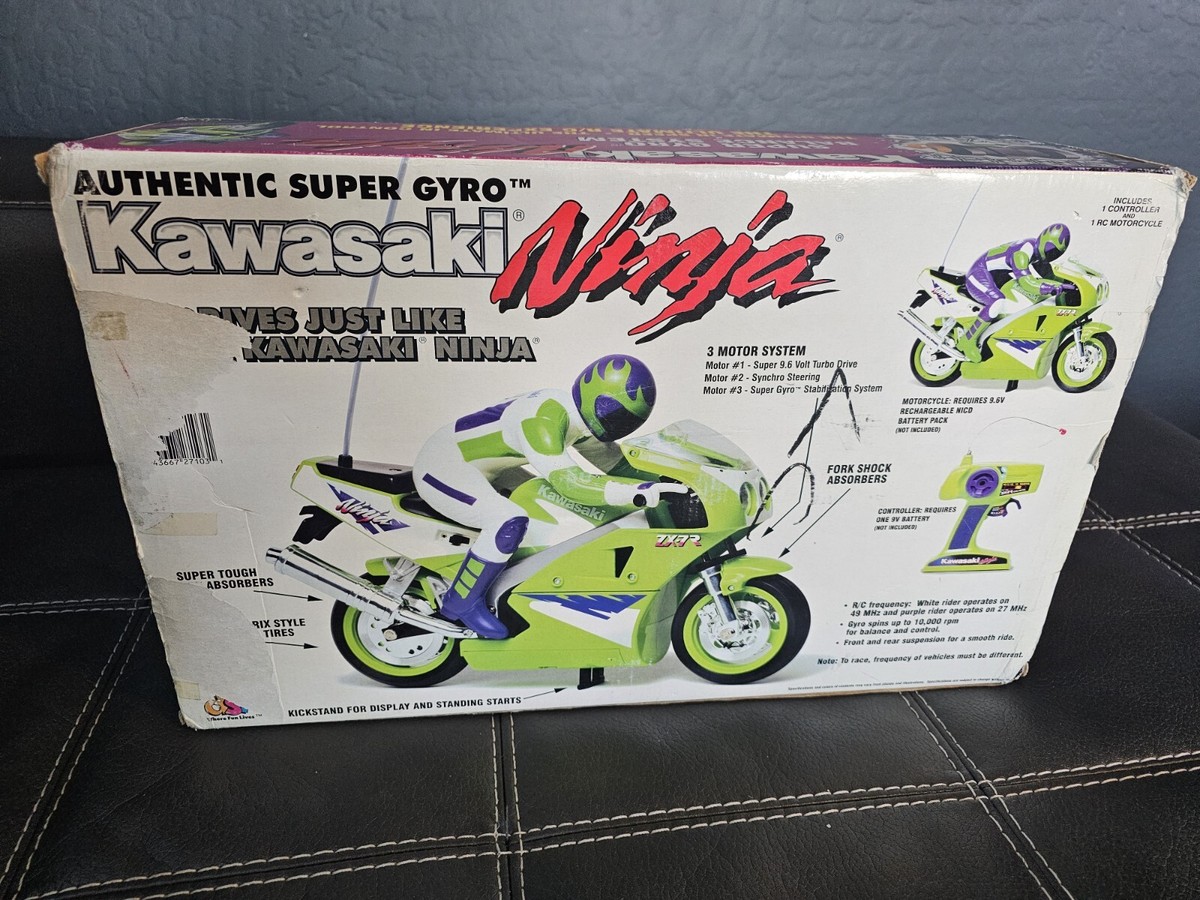 Vintage DSI Toys 1996 Ninja Kawasaki Zx-7r RC Motorcycle Super